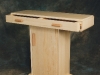 Beech hall table
